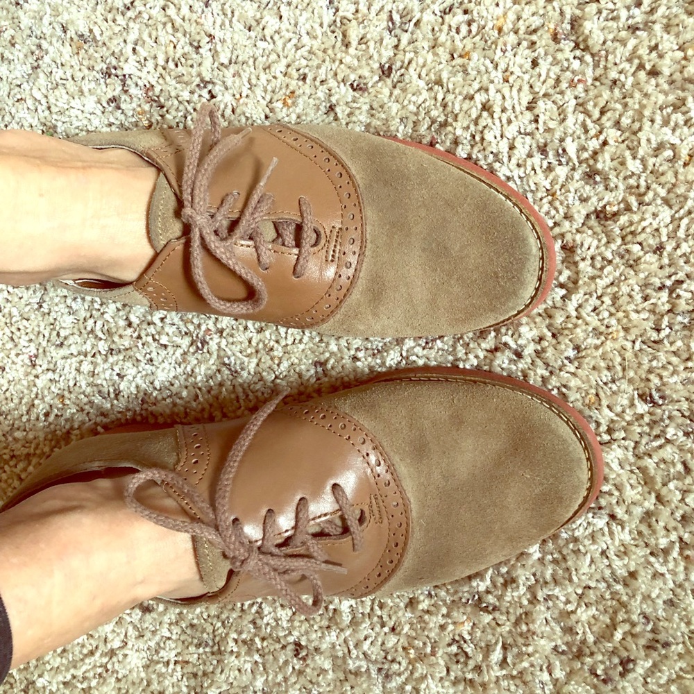Bass old school suede loafers